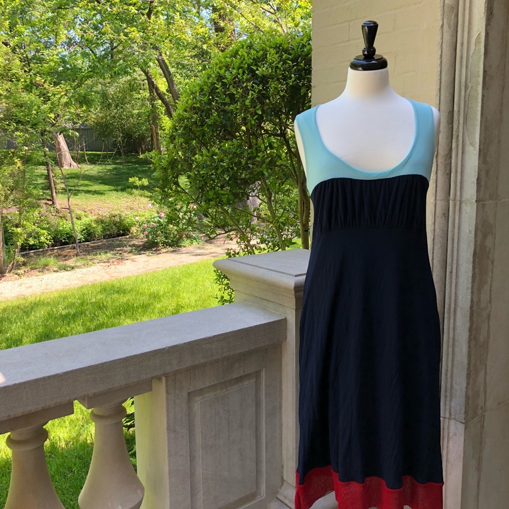 ⭐️🆕[Sweet Pea] Color Block Dress Patriotic 🔵🔴⚪️